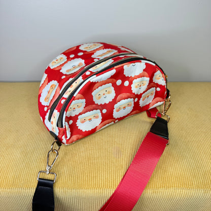 The Roni Nylon Crossbody - Christmas - Santa