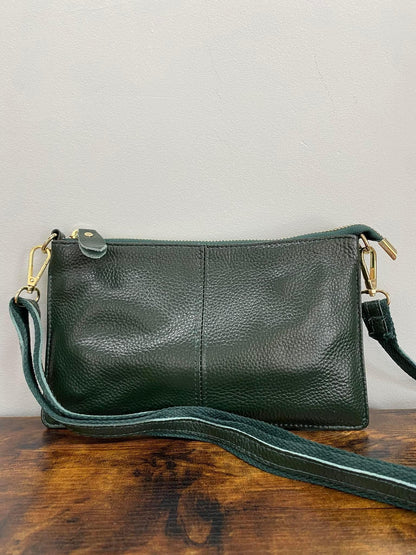 Megan Clutch Crossbody - Genuine Leather