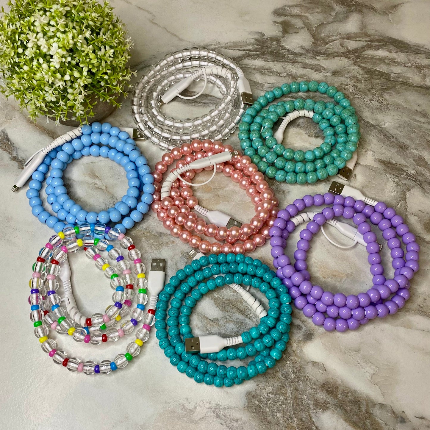 Charging Cord - Beaded #2