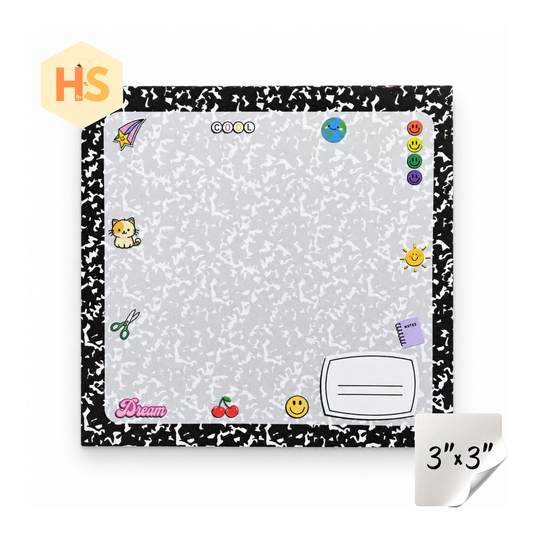 The Sticky Note Collection - Teacher Composition Notebook
