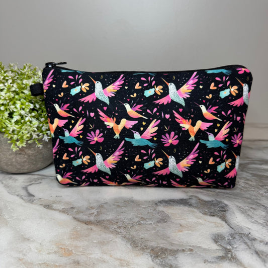 Pouch - Animal, Hummingbird Black Rainbow