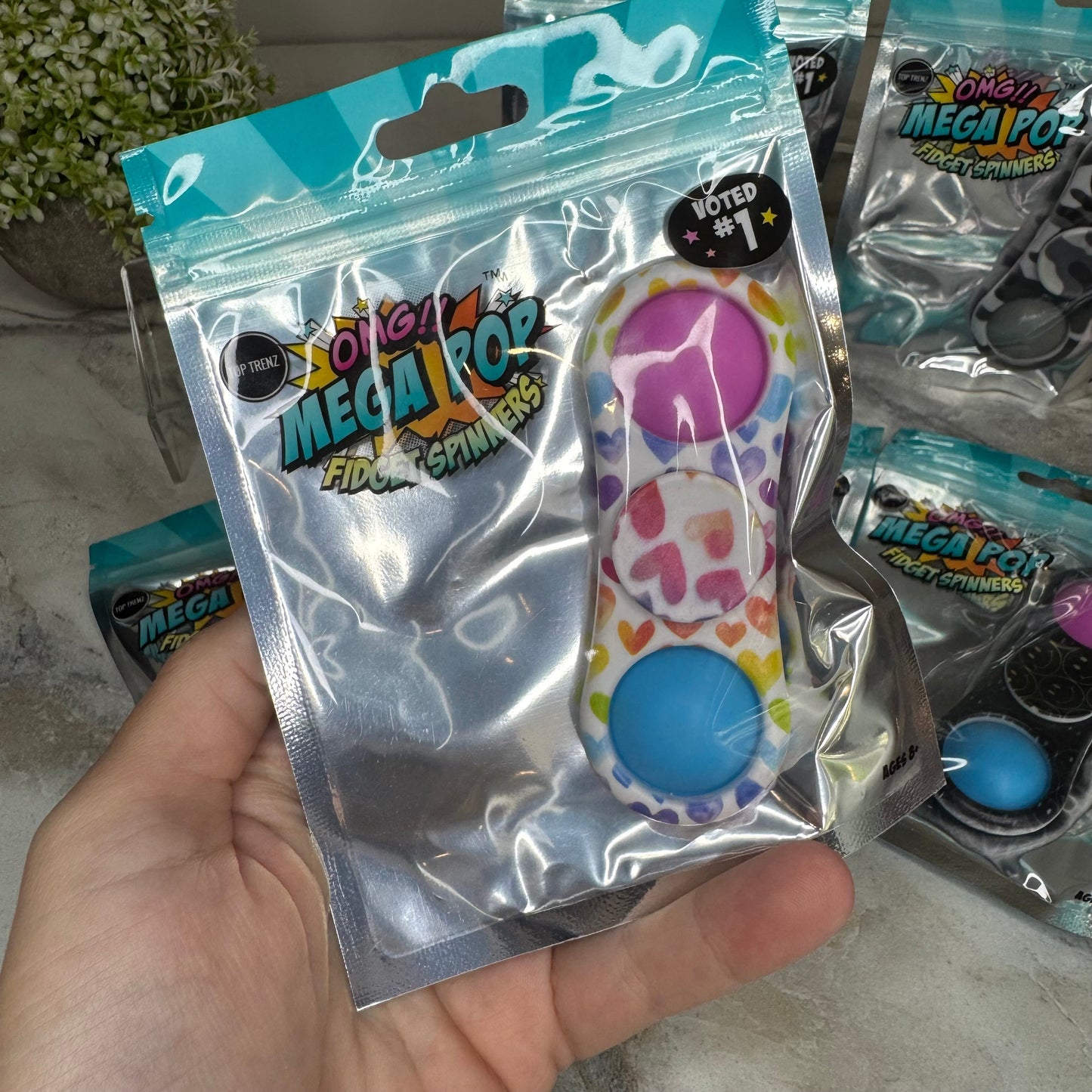 OMG Mega Pop - 2 Sided Fidget Spinner