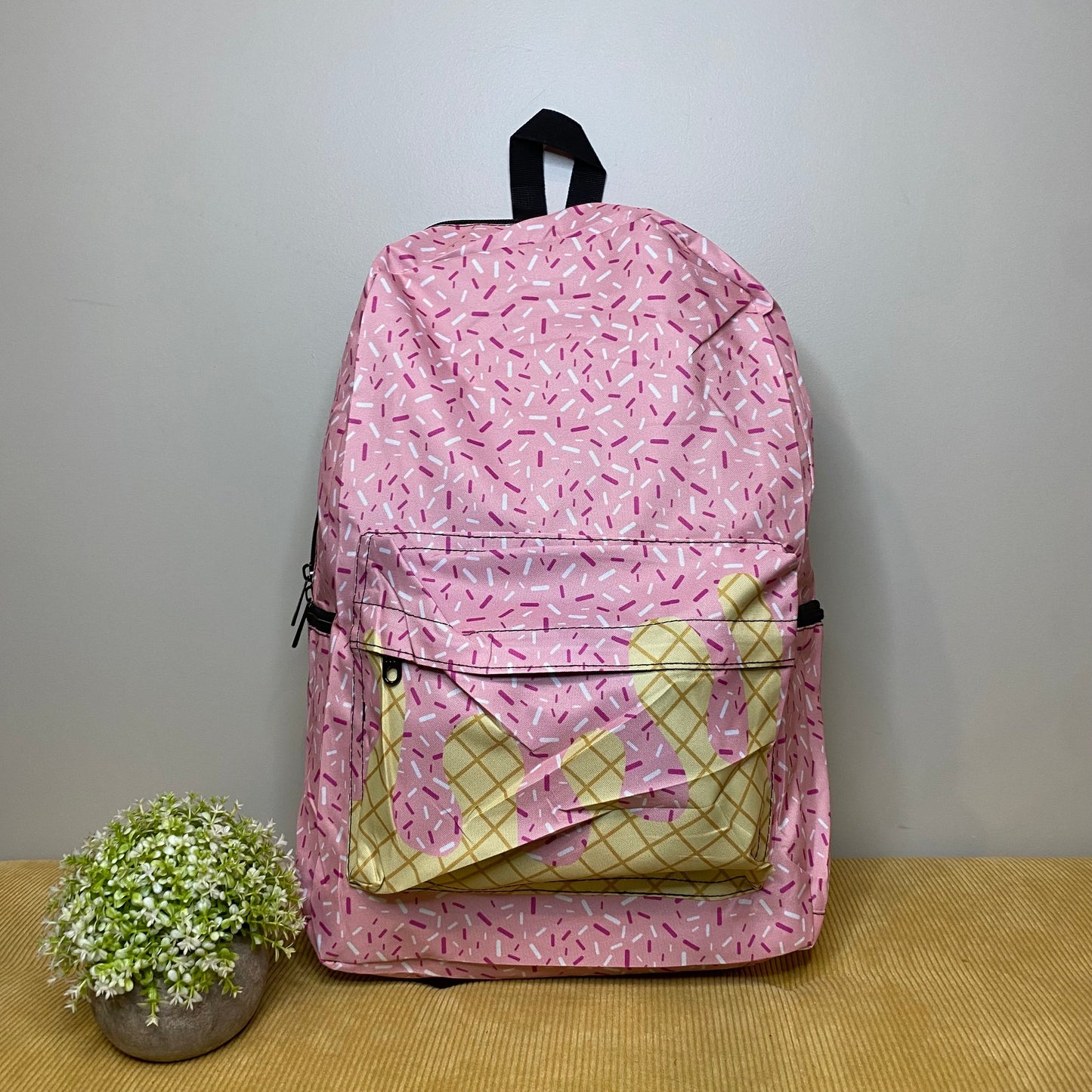 Ice Cream Drip Full Size Backpack