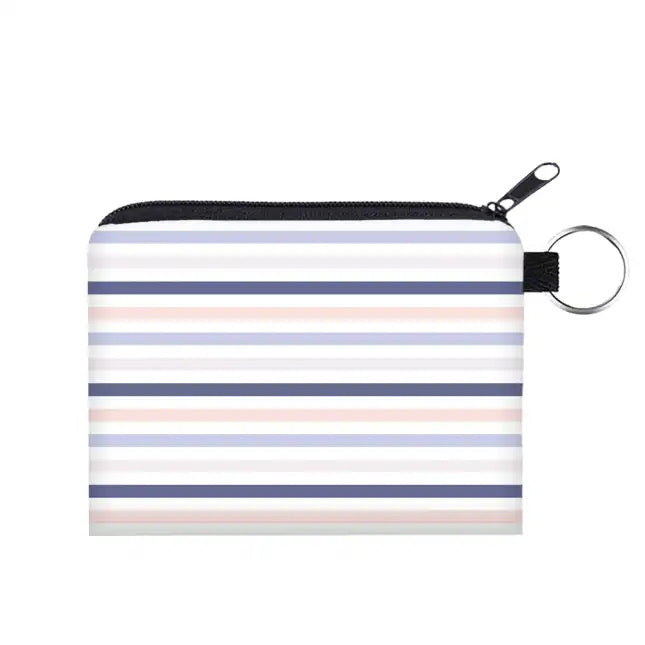 Mini Pouch - Lavender Stripe