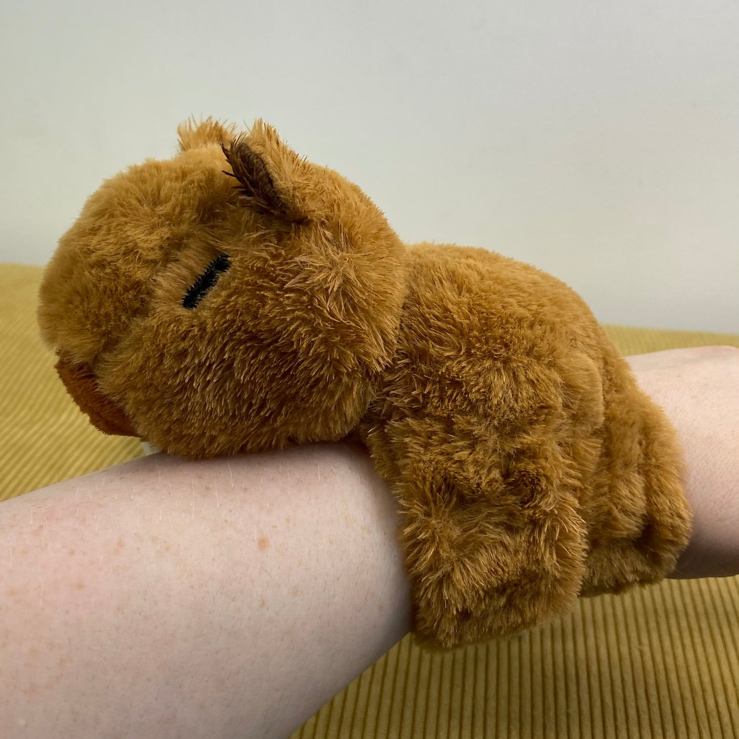 Plush Toy Double Slap Bracelet - Capybara