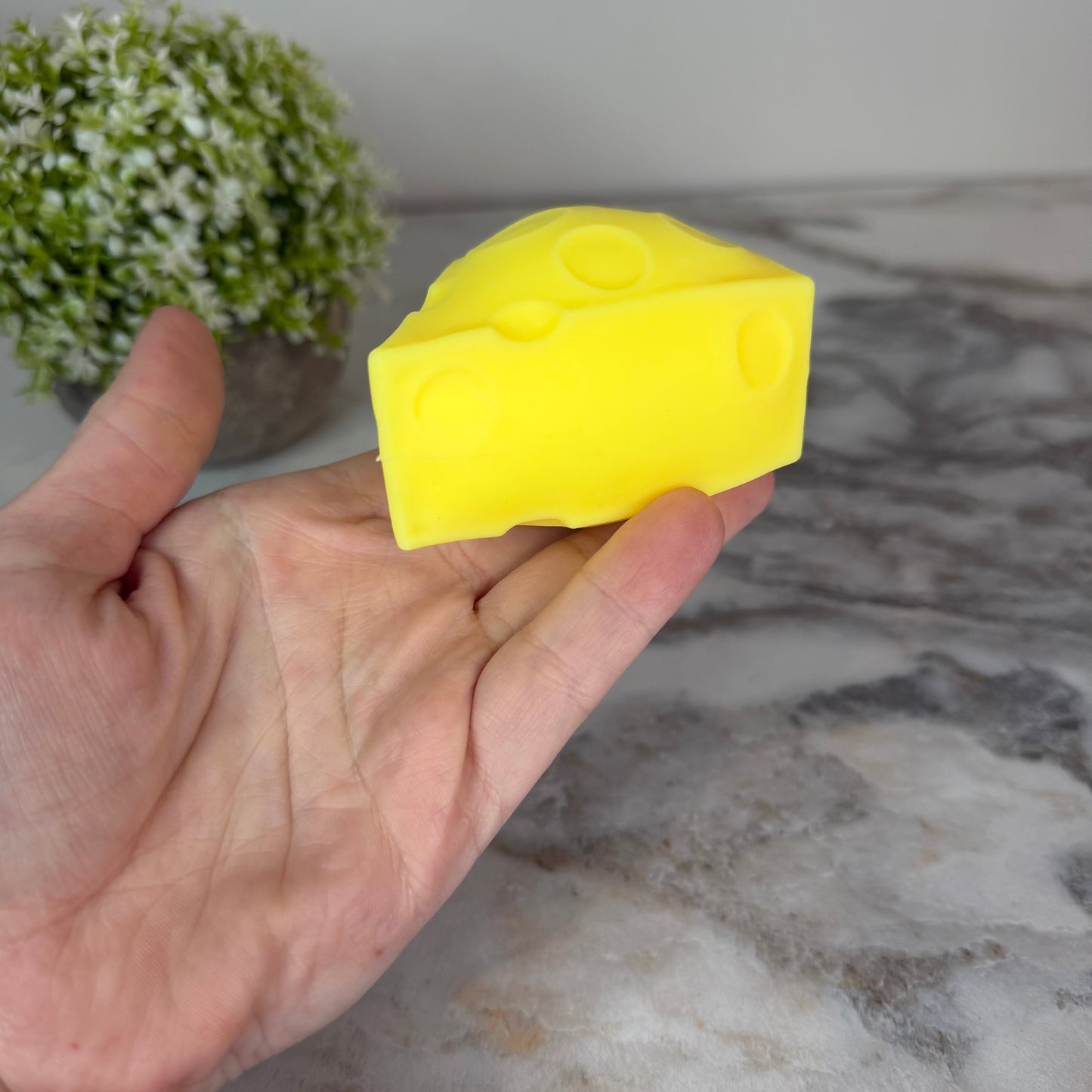 Stress Squishy Toy - Cheese Triangle