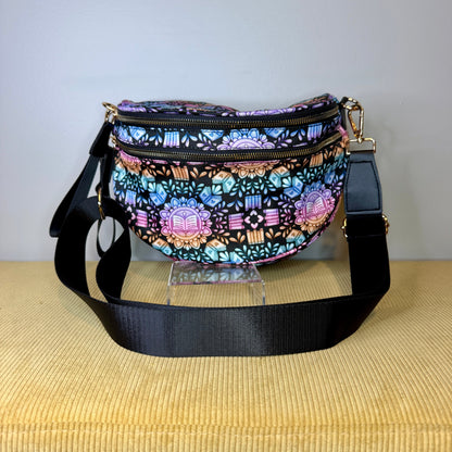 The Roni Nylon Crossbody - Book Mandala