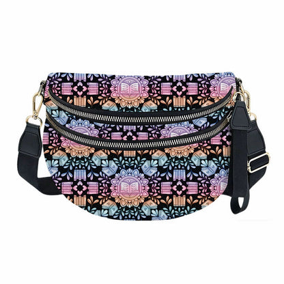 The Roni Nylon Crossbody - Book Mandala