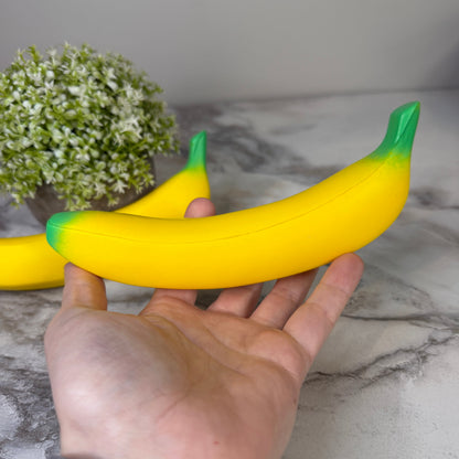 Stress Squishy Toy - Banana + Green
