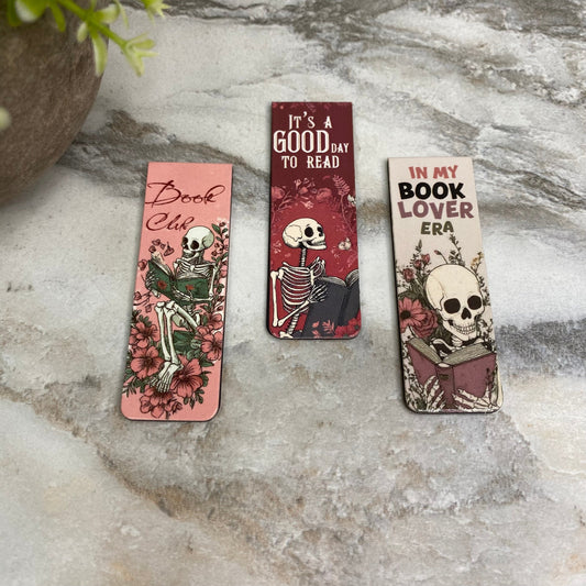 Bookmark - Skeleton Book Magnetic Mix