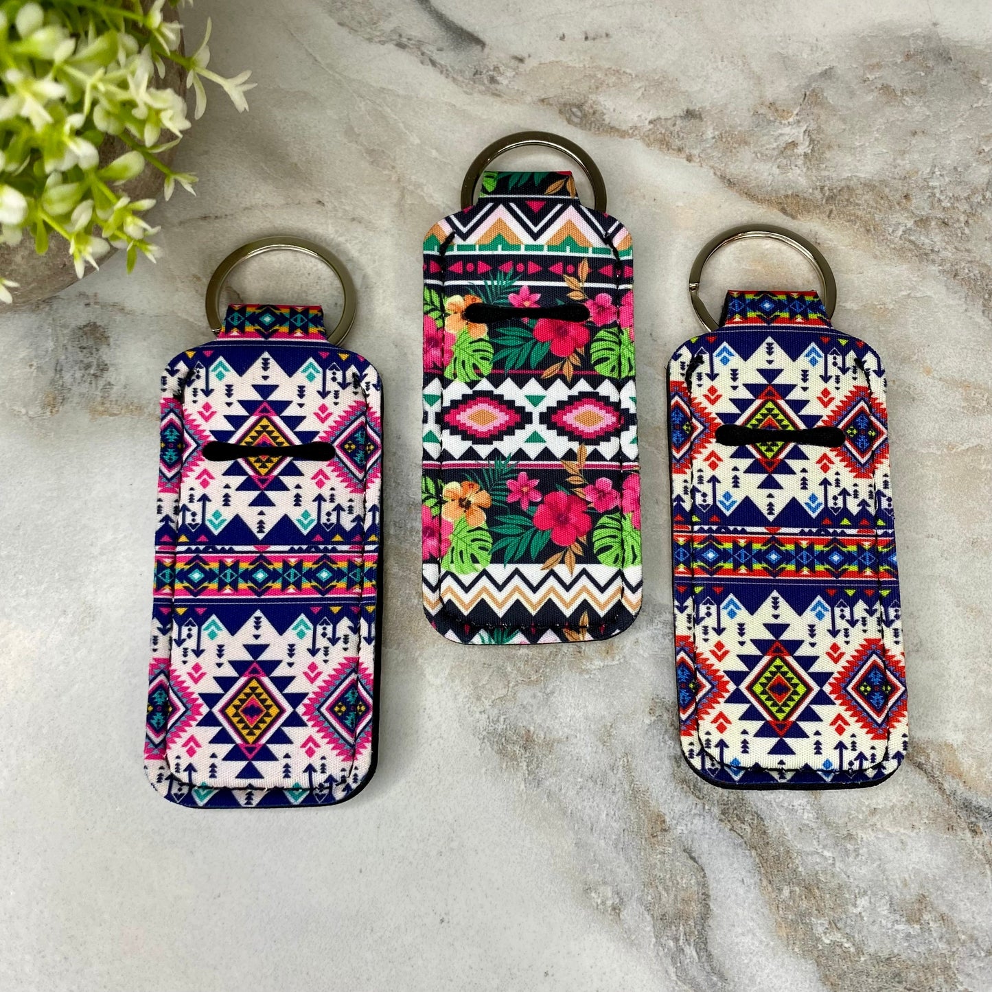 Lip Balm Chapstick Holder - Aztec