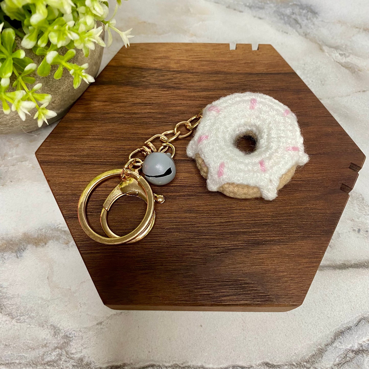 Keychain - Crochet Donuts