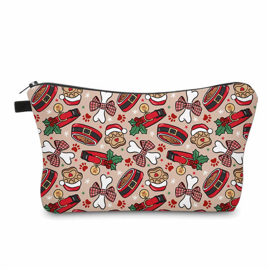 Pouch - Christmas - Dog Paw Bowl Bone