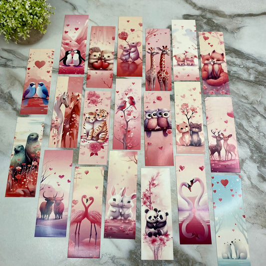 Bookmark - Valentine’s Day - Animal Mix