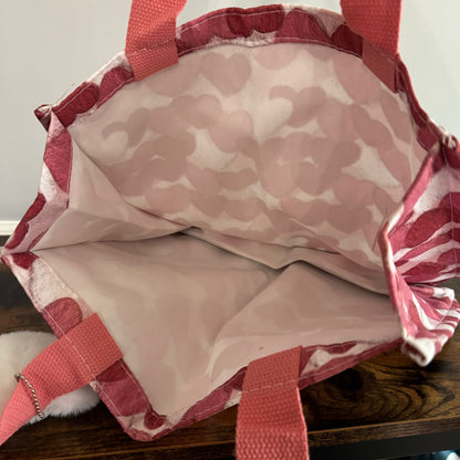 Tote Bag - Heart Light Pink