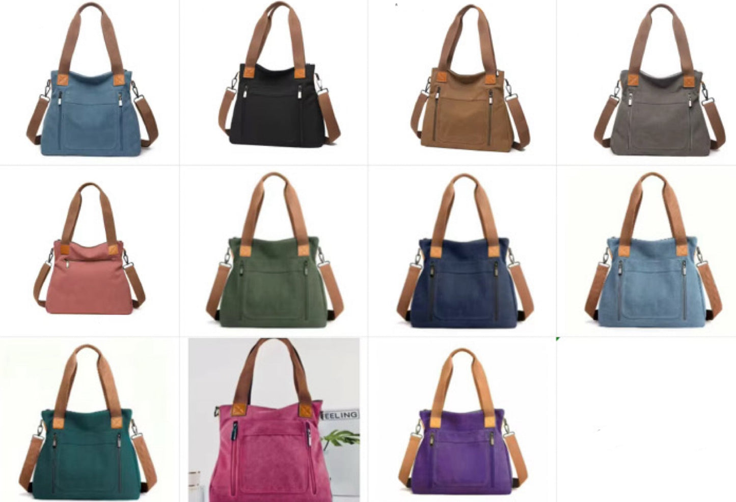 Caitlin - Canvas Satchel - PREORDER
