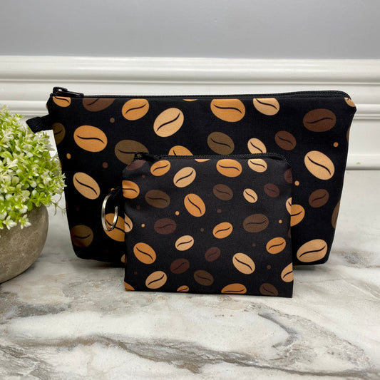 Pouch and Mini Pouch Bundled Set - Coffee Beans