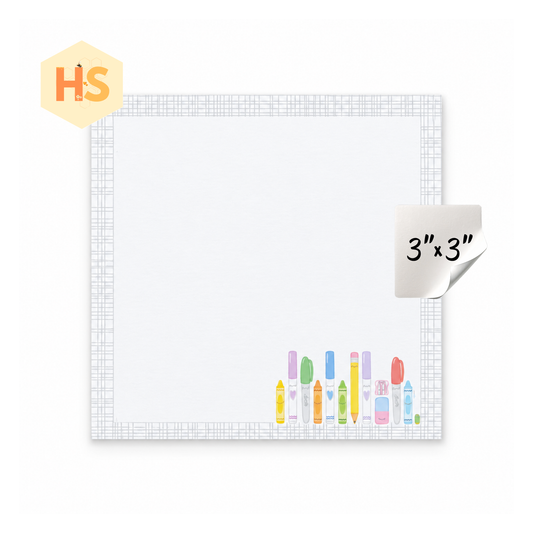 The Sticky Note Collection - Teach Teacher Writing Pen Pencil Utensils
