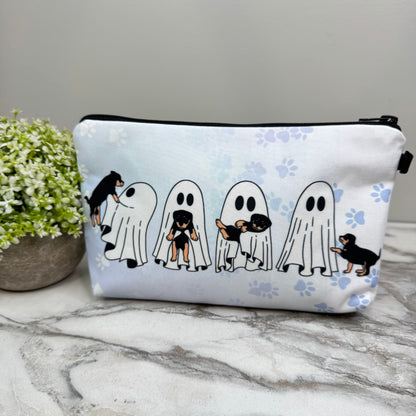 Pouch - Halloween Fall - Ghost Dog Paws