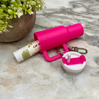 Keychain - Lip Balm Tumbler