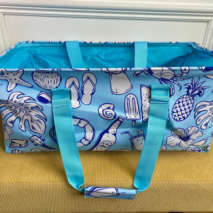 Rectangle Utility Tote - Summer Things
