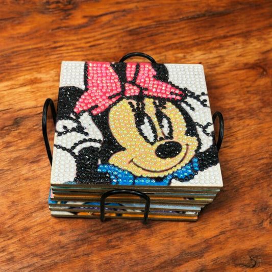 Handmade Disney Coaster Set of 8