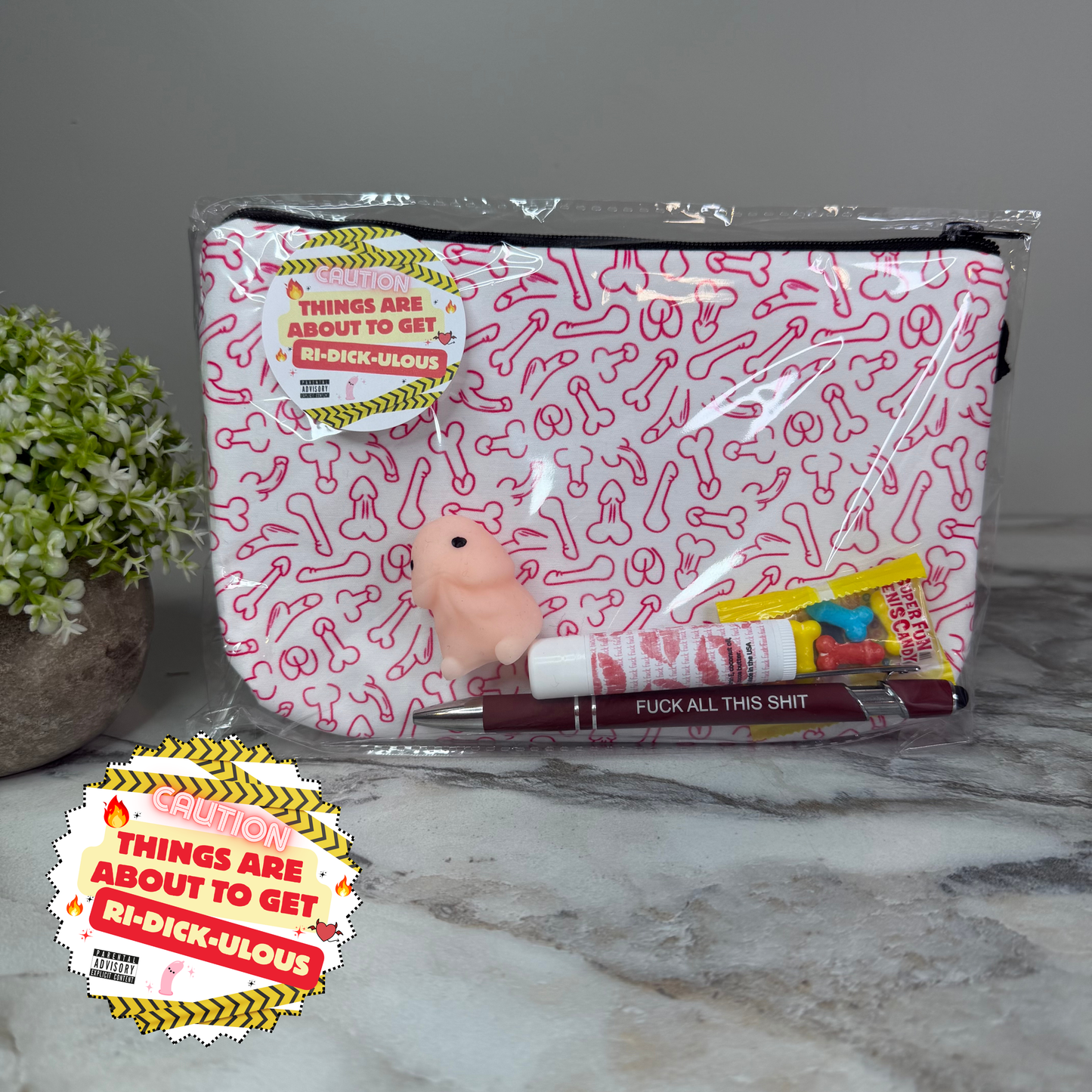 Adult Bundled Set - Pink Penis