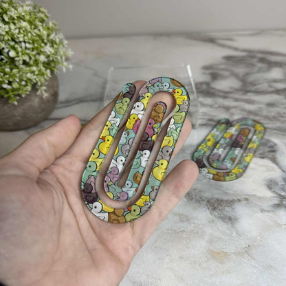 Jumbo Paperclip - Ducks