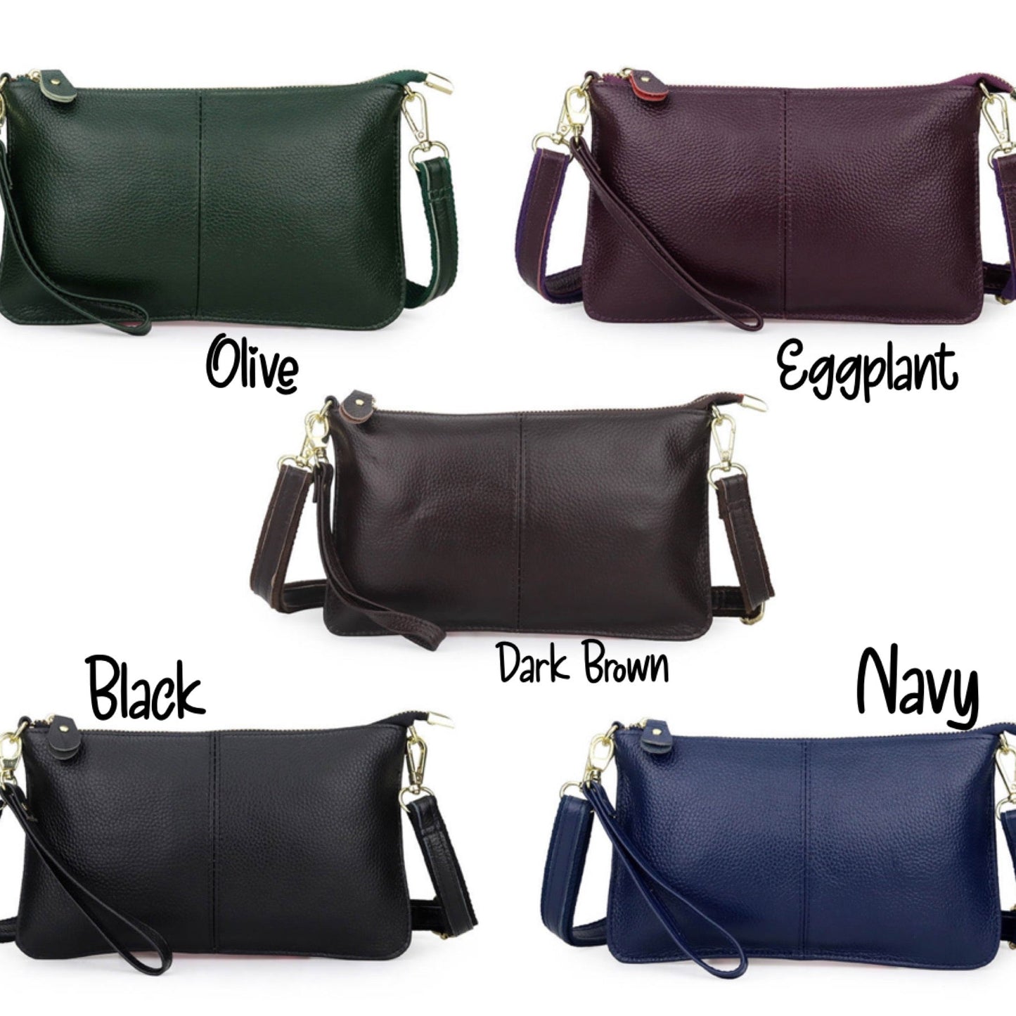 Megan Clutch Crossbody - Genuine Leather